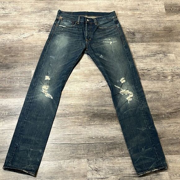 Ralph Lauren Denim & Supply RARE Men’s slim fit distressed jeans cotton - 31/34 - Picture 1 of 12